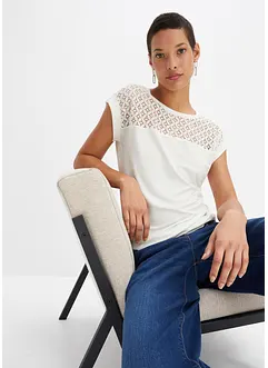 Shirt mit Spitze, bonprix