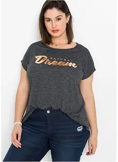 T-shirt long en viscose mélangée, bonprix