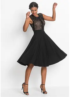 Midikleid mit Spitze, bonprix