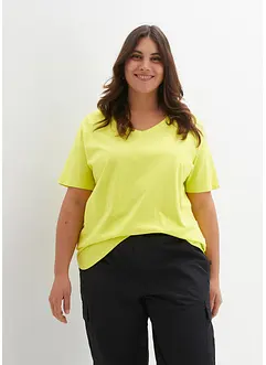 T-shirt à boutons sur le côté, coton, bonprix