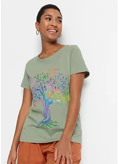 T-shirt coton imprimé, bonprix