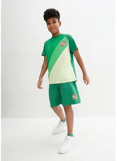 Ensemble t-shirt et short garçon en coton, bonprix