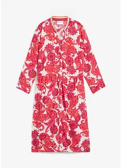 Hemdblusenkleid aus fließender Viskose, bonprix