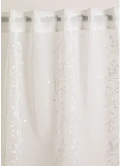 Voilage avec broderies (1 pce.), bonprix