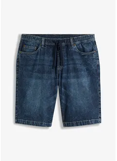 Leichte Stretch-Jeans-Schlupf-Bermuda, Slim Fit, bonprix
