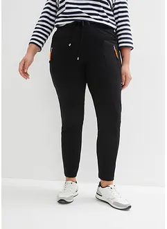 Pantalon à taille élastiquée en jersey milano confortable, bonprix