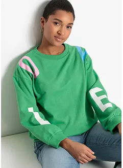 Oversize-Sweatshirt aus weichem Baumwoll-Mix, bonprix