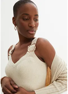 Robe en maille coton et soie, bonprix