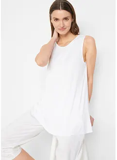 Lot de 2 débardeurs longs en viscose douce, bonprix