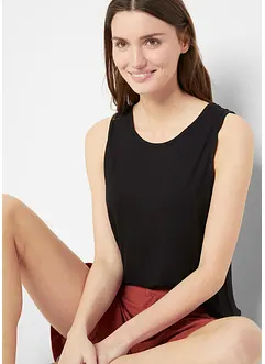 Lot de 2 débardeurs longs en viscose douce, bonprix