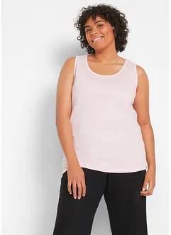 Lot de 5 débardeurs longs 100% coton, bonprix