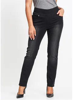 Straight-Jeans Mid Waist, Super Stretch mit Bequembund, bonprix
