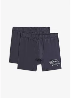 Lange Boxershorts eng mit Bio-Baumwolle (2er Pack), bonprix