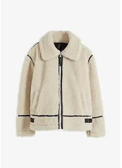 Veste aspect peau de mouton, bonprix