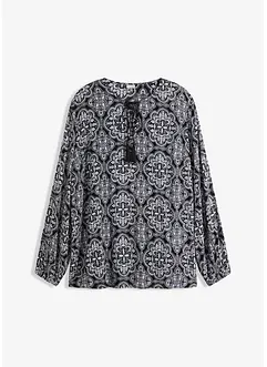 Blusenshirt aus strukturierter Viskose, bonprix