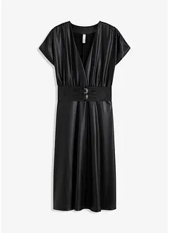 Lederimitat-Kleid, bonprix