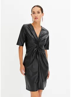 Lederimitat-Kleid, bonprix