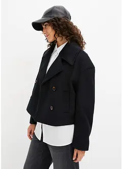 Kurze Cabanjacke in Wolloptik, bonprix
