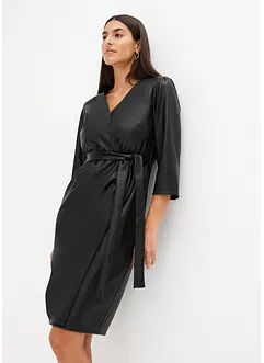 Lederimitat-Kleid, bonprix