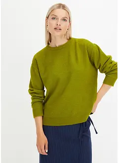 Pull col rond à épaules descendues, bonprix
