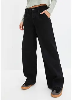 Wide Leg Jeans Mid Waist, bonprix