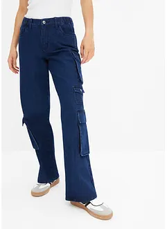 Cargo-Jeans Mid Waist, bonprix