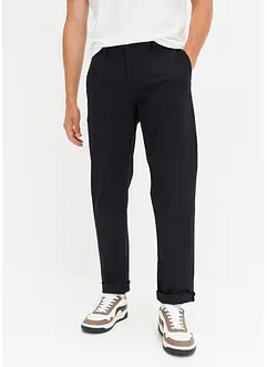 Pantalon chino en coton extensible, ample et droit, bonprix