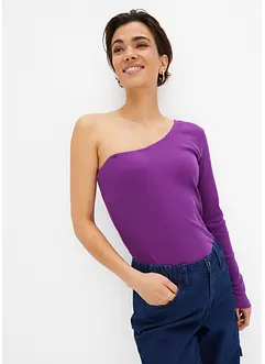 One Shoulder Rippshirt, bonprix