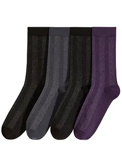 Socken mit Bio-Baumwolle (4er Pack), bonprix