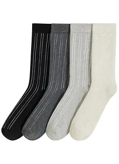 Thermo Socken mit Innenfrottee mit Bio-Baumwolle (4er-Pack)​, bonprix