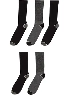 Tennissocken mit Innenfrottee mit Bio-Baumwolle (5er Pack), bonprix