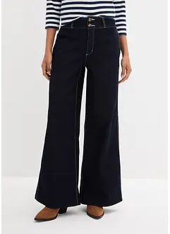 Wide Leg Jeans High Waist, Stretch, bonprix