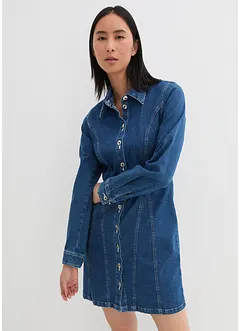 Robe en jean boutonnée, bonprix