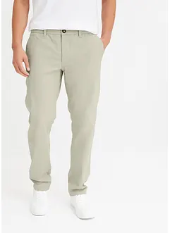 Pantalon chino extensible, ample en coton, droit, bonprix