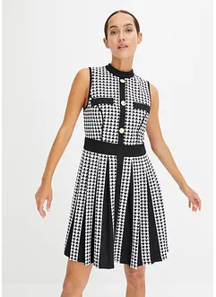 Minikleid mit dekorativen Knöpfen, bonprix