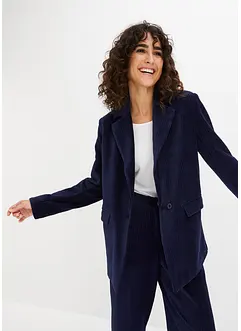 Blazer long en velours côtelé, bonprix