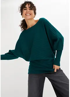 Pullover mit Fledermausärmeln, bonprix