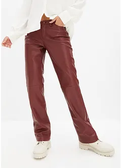 Pantalon enduit taille normale, bonprix