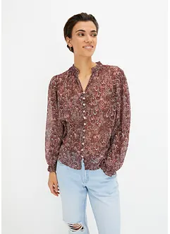 Bluse mit Rüschen, bonprix