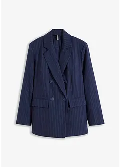 Doppelreihiger Blazer mit Nadelstreifen aus Viskose-Mix, bonprix