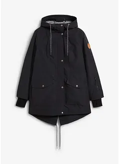wasserdichte 3in1 Longjacke mit praktischen Taschen, bonprix