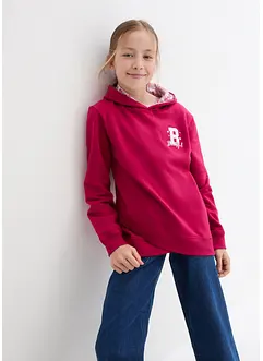 Sweat-shirt à capuche fille, bonprix