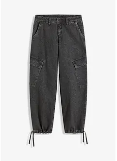 Cargo-Jeans Mid Waist, bonprix