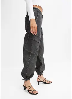 Cargo-Jeans Mid Waist, bonprix