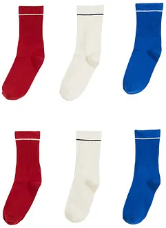 Tennissocken mit Bio-Baumwolle (6er Pack), bonprix