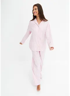 Gewebter Flanell Pyjama mit Geschenktasche, bonprix