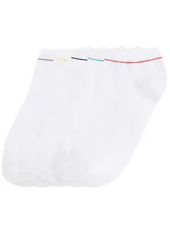 Lot de 5 paires de socquettes avec coton, bonprix