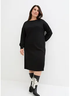 schweres Jerseykleid mit weitem Ärmel, bonprix