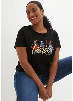 T-shirt avec imprimé devant, bonprix