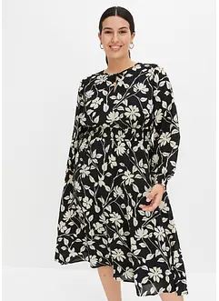 Robe imprimée en crêpe, bonprix